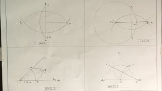 Bisecting ArcCircle and AngleTechnical Drawing 1Plate 24 [upl. by Heman]