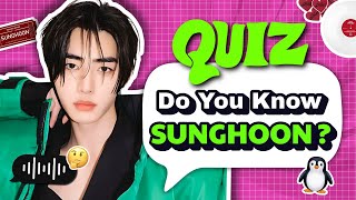 Sunghoon ENHYPEN Quiz  How Well Do You Know Ice Prince 👀 [upl. by Gavrilla]