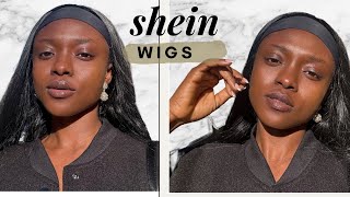 SHEIN Wigs vlog hairstyle hair shein [upl. by Aerdnaz]