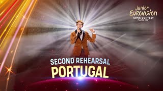 Simão Oliveira  O Rapaz  Second Rehearsal  Portugal 🇵🇹  Junior Eurovision 2021 [upl. by Nannerb]