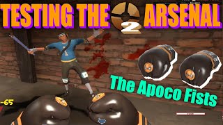 Testing the TF2 Arsenal The Apoco Fists [upl. by Ibbison]