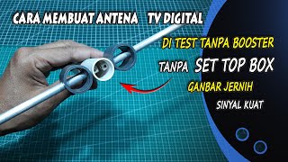 🔥 ILMU YANG SANGAT MAHAL  Cara membuat antena tv digital terbaik sinyal kuat gambar jernih [upl. by Heymann552]