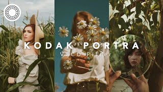 Kodak Portra VSCO Filter  VSCO editing tutorial 2022 [upl. by Aletse]