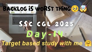 SSC CGL2025 preparation 💯🔥।Day14 targets 🎯। cgl 2025। ssc ssccgl cgl2025 studyvlog studywithme [upl. by Assertal]