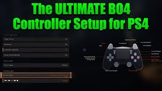 The ULTIMATE Black Ops 4 Controller Setup for PS4 DualShock 4 [upl. by Ynned]