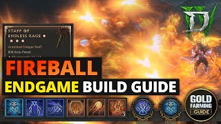 Fireball Sorcerer Build Guide The Best Allround Sorc Build for Bosses amp T100 Pit Season 6 Diablo 4 [upl. by Eissirc]