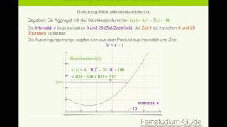 EBWL GutenbergMinimalkostenkombination Teil 1 [upl. by Ritch25]