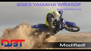 2023 Yamaha WR450F Stage 2 Modifications  Dirt Bike Test [upl. by Krock]