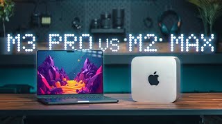 UNEXPECTED Results MacBook Pro M3 Pro vs Mac Studio M2 Max [upl. by Seaden]