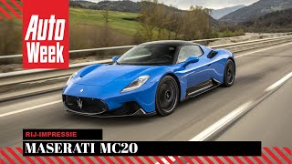 Maserati MC20  AutoWeek Review  English subtitles [upl. by Eenot]