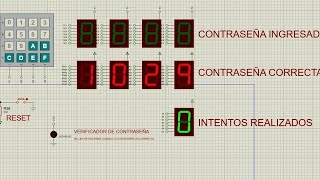 SIMULACIÓN DE CERRADURA ELECTRÓNICA CON CIRCUITOS DIGITALES [upl. by Ennirok375]