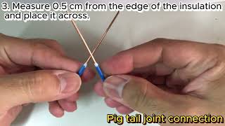 Pig tail joint connection [upl. by Philippine]