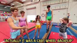 BEN ampCamKIDS VS ADULTS EXTREME GYMNASTICS CHALLENGE [upl. by Silrak]