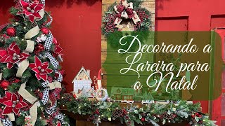 Decorando a lareira para o Natal [upl. by Aisatan162]