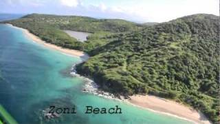 Culebra Puerto Rico  an airplane tour of the island [upl. by Loos]