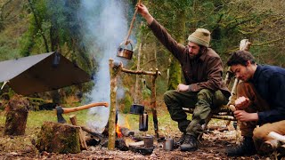 2 Day Bushcraft Course at Medieval Roundhouse with Smooth Gefixt Weekend in the Hills Festival [upl. by Dlareg]