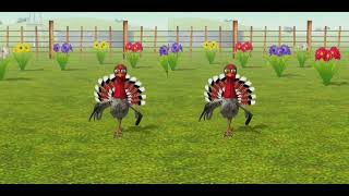 Zenon vs Zenon dance 🩰 video El pollito PIO 3d games19 November 202410 [upl. by Airoled]