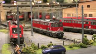 Fahrverschub nach Neuberg auf der Modelleisenbahn des ESV Knittelfeld Ganz nahe am Original Teil1 [upl. by Gipps]