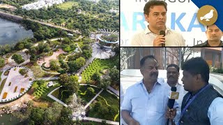 Hyderabad Gandipet Eco Park built at Rs 356 cr inaugurated [upl. by Lawtun]