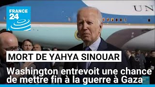 Mort de Yahya Sinouar  Washington entrevoit une chance de mettre fin à la guerre à Gaza [upl. by Dominy]