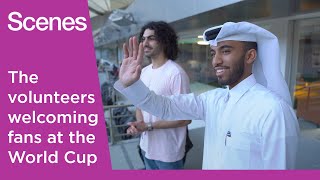 Meet the FIFA volunteers ready to welcome all football fans to Qatar  Scenes [upl. by Nimajaneb844]