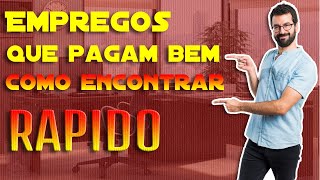 Como conseguir um EMPREGO que paga bem  em uma nova Cidade [upl. by Atazroglam]