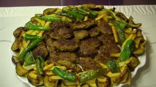 Türkische Frikadellen selbst gemachtTürkische RezepteKöfte [upl. by Kinata622]