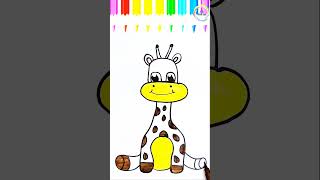 Zebra 🦓 Drawing and Colouring trendingshorts easydrawing shorts drawing [upl. by Gurtner984]