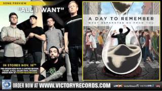 A Day To Remember  All I Want Official Audio Stream [upl. by Webb]