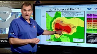 Afternoon update on Potential Tropical Cyclone Nineteen from NHC in Miami FL November 13 2024 [upl. by Philip252]