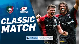 Leicester v Saracens  2011 FINAL  FULL MATCH  Farrell Announces Himself  Premiership Classics [upl. by Ahsets]