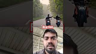 Rider KTM boy on road trending superbikereaction motorcycle youtubeshorts [upl. by Kast]