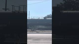 BNSF 196 leads the 748 Job to the Alcoa Yard and El Segundo Yard after passing Sepulveda Blvd [upl. by Ennoirb714]