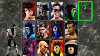 Mortal Kombat 2 Exhibition Secret Characters Enabled [upl. by Aineval]