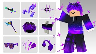 22 THE BEST FREE PURPLE AND BLUE ITEMS ROBLOX 2023 [upl. by Ayortal954]