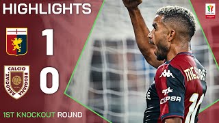 GENOAREGGIANA 10  HIGHLIGHTS  Messias sends Grifone through  Coppa Italia Frecciarossa 202425 [upl. by Morris]