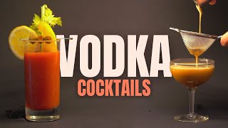 6 Easy Vodka Cocktails to Make at Home  Vodka Cocktails for Beginners [upl. by Jun]