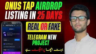 ONUS Tap Airdrop Listing Confirmed  Telegram New Mining App  Telegram Airdrop Onus Tap Tap Tap [upl. by Adnala]