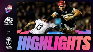 HIGHLIGHTS  SCOTLAND V FIJI  AUTUMN NATIONS SERIES 2024 [upl. by Gerg]