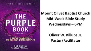 MidWeek Bible Study  The Purple Book  Chapter 7Lesson 3 [upl. by Koch738]