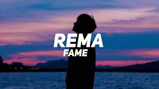 Rema  Fame  Lyric video [upl. by Henson]