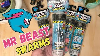 MR BEAST Swarms Lab DOUBLE ULTRA RARE Unboxing and Aussie Review [upl. by Oidgime]