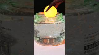 1200℃ Red Heat Ball vs Aloe Vera Gel。 experiment satisfying cocktail hotballvsthings [upl. by Blader]