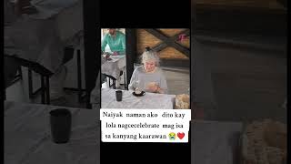 Nag celebrate SI Lola na siya lang Ang mag Isa cctovideonotmine viralvideo trending fyp [upl. by Hunter963]