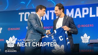 John Tavares Announces New Leafs Captain Auston Matthews  The Leaf Blueprint Moment [upl. by Airetnahs843]