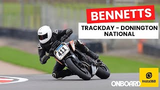 DONINGTON PARK NATIONAL ONBOARD  BENNETTS TRACK DAY  INSTA360 GO 3 [upl. by Inafit]