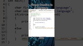 How to use strcmp function from string in C Language [upl. by Htebazila]