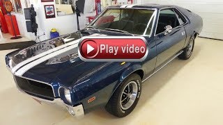 SOLD SOLD SOLD SOLD SOLD SOLD 1968 AMC AMX Go Package 390 4 Speed [upl. by Harret]