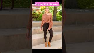 Chunky knit sweaterytshots viralvideo chunkyknit [upl. by Aedni]