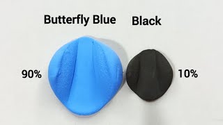 Butterfly Blue Vs Black  Guess The Dominent Color colormixing1 [upl. by Tra]